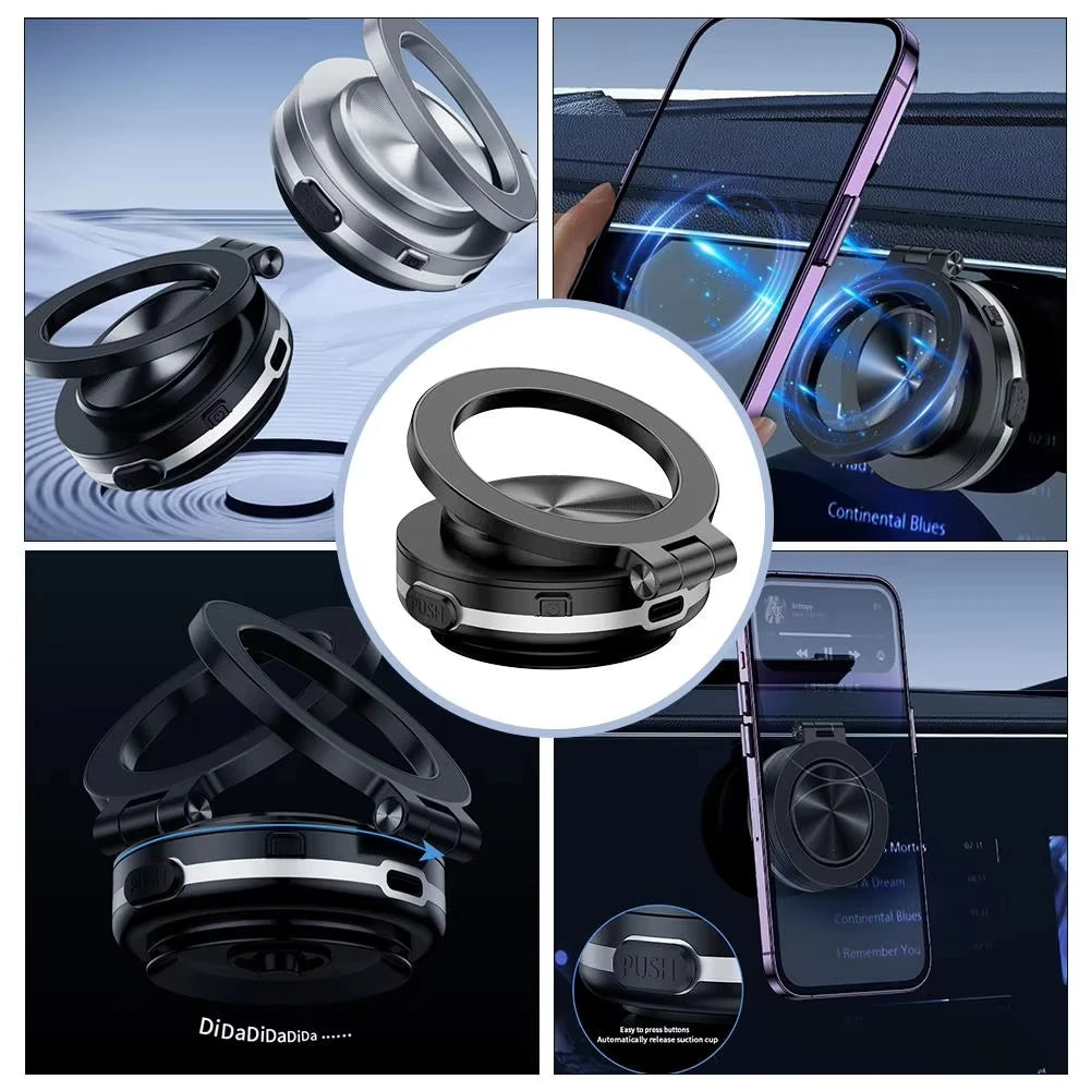 Xiaomi Mijia Magnetic Vacuum Car Phone Holder Suction Cup Folding Universal Navigation Stand Bracket For IPhone Samsung Xiaomi