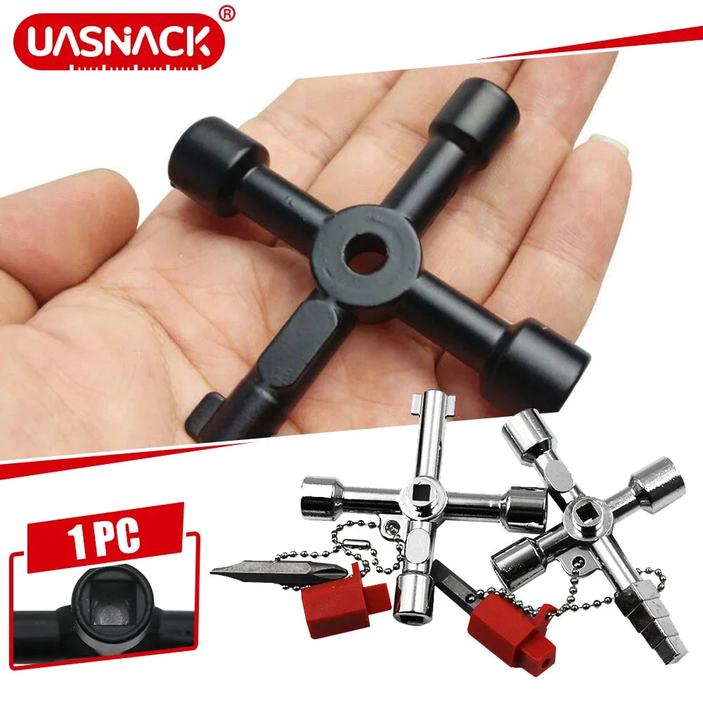 Multifunction Phillips Wrench 4 Ways  Internal Triangle Key Wrench High Quality Multifunction Repair Tools Hand Tools Wera tools