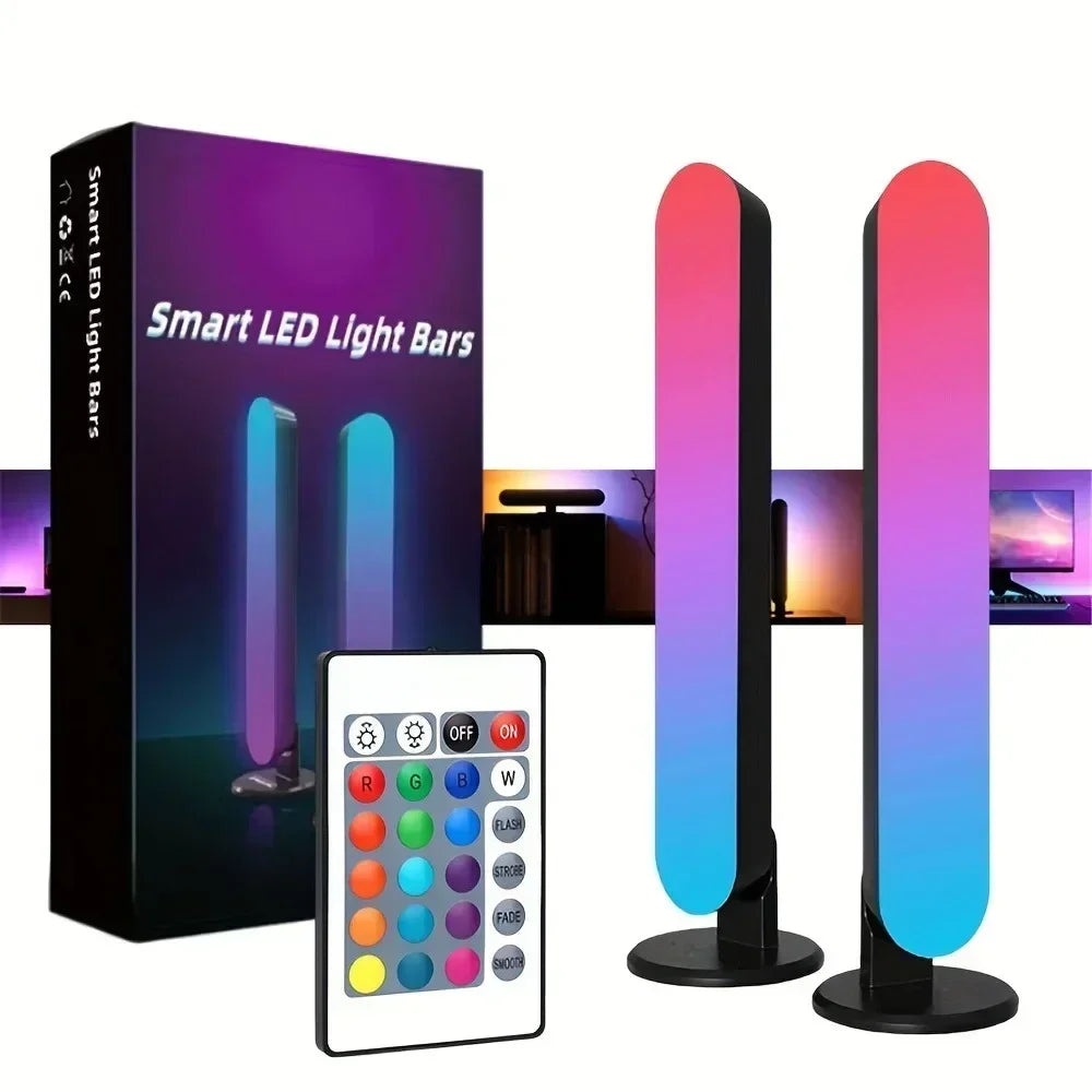 مصباح ليلي من Xiaomi RGB Pickup مزود بإضاءة إيقاعية موسيقية للألعاب ومنفذ USB ومصباح طاولة LED وجهاز تحكم عن بعد وديكور للألعاب وهدية للأطفال