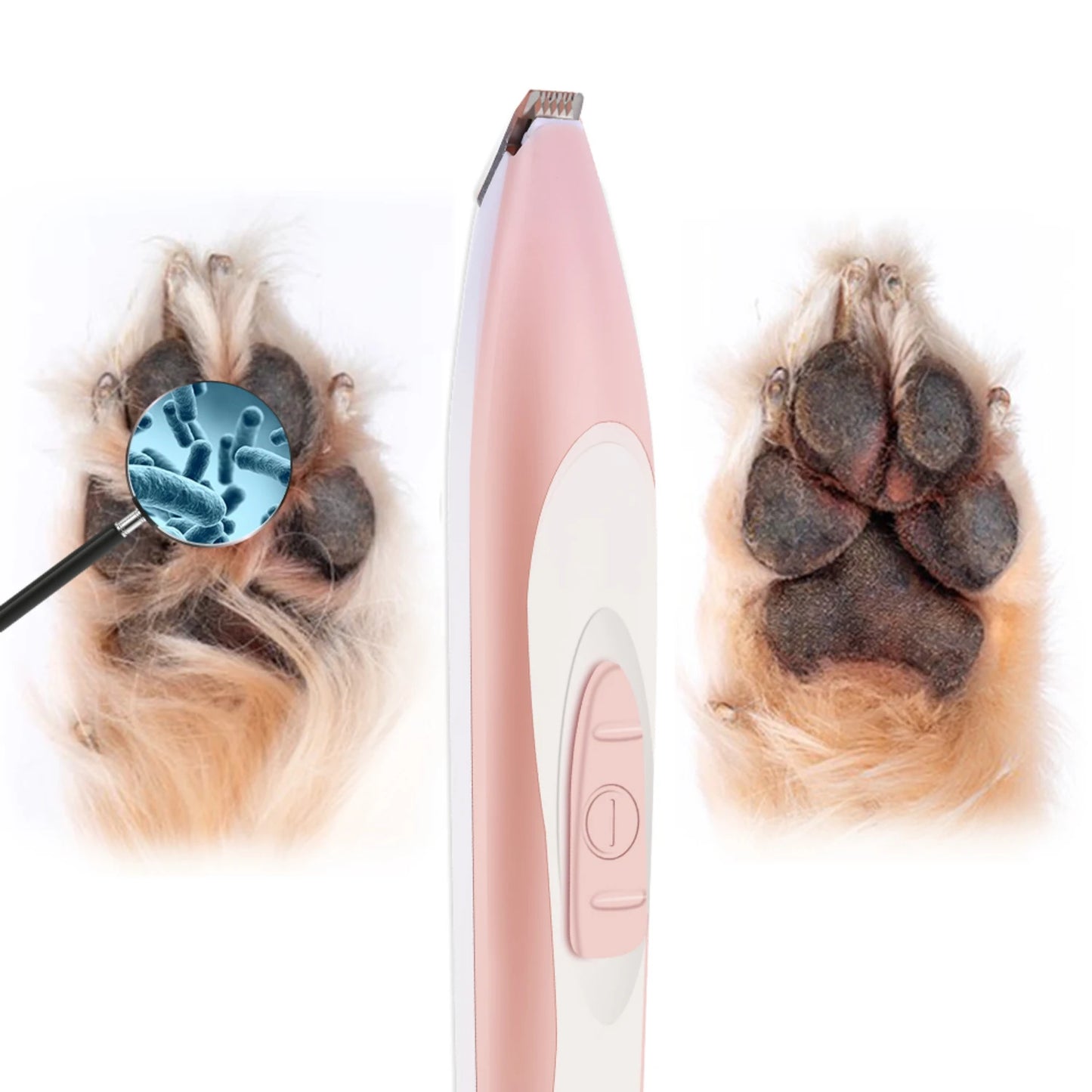 Pet Dog  Groomer Trimmer with LED Grooming Lamp Pet Cat Dog Face Foot Ear Hip Hair Paw Shaver USB Charging Deslanador perro Pet