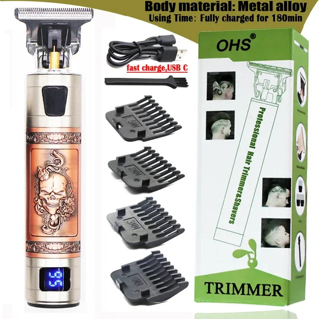 Electric Hair Clipper Rechargeable Beard Trimmer Hair Cutting Machine Beard Barber Cut Trimmer profesional Madeshow m T Clipper