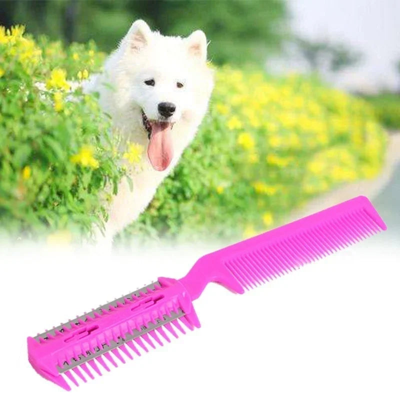 New Pet Hair Trimmer Comb Cutting Cut Dog Cat  Grooming Razor Thinning Dog clippers Grooming for dogs Pet grooming kit Apparel