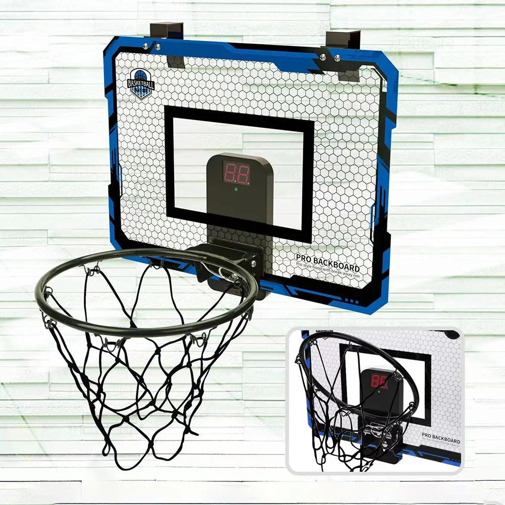 Mini Basketball Hoop Outdoor Indoor Ball Sport Backboard With Electronic Scoreboard Kids Funny Game Fitness Excersise Accessory