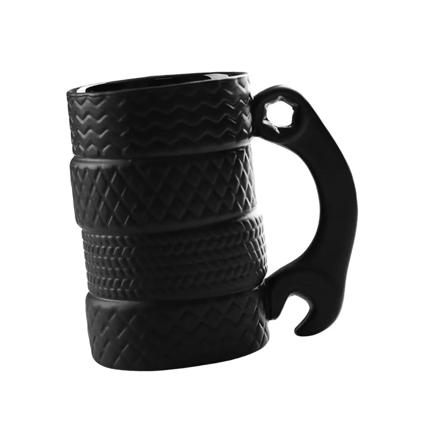 Wheel Tire Coffee Mug Drinkware Birthday Gift Unique with Handle Collections Breakfast Cup for Car Lovers Beverage Cup Creative