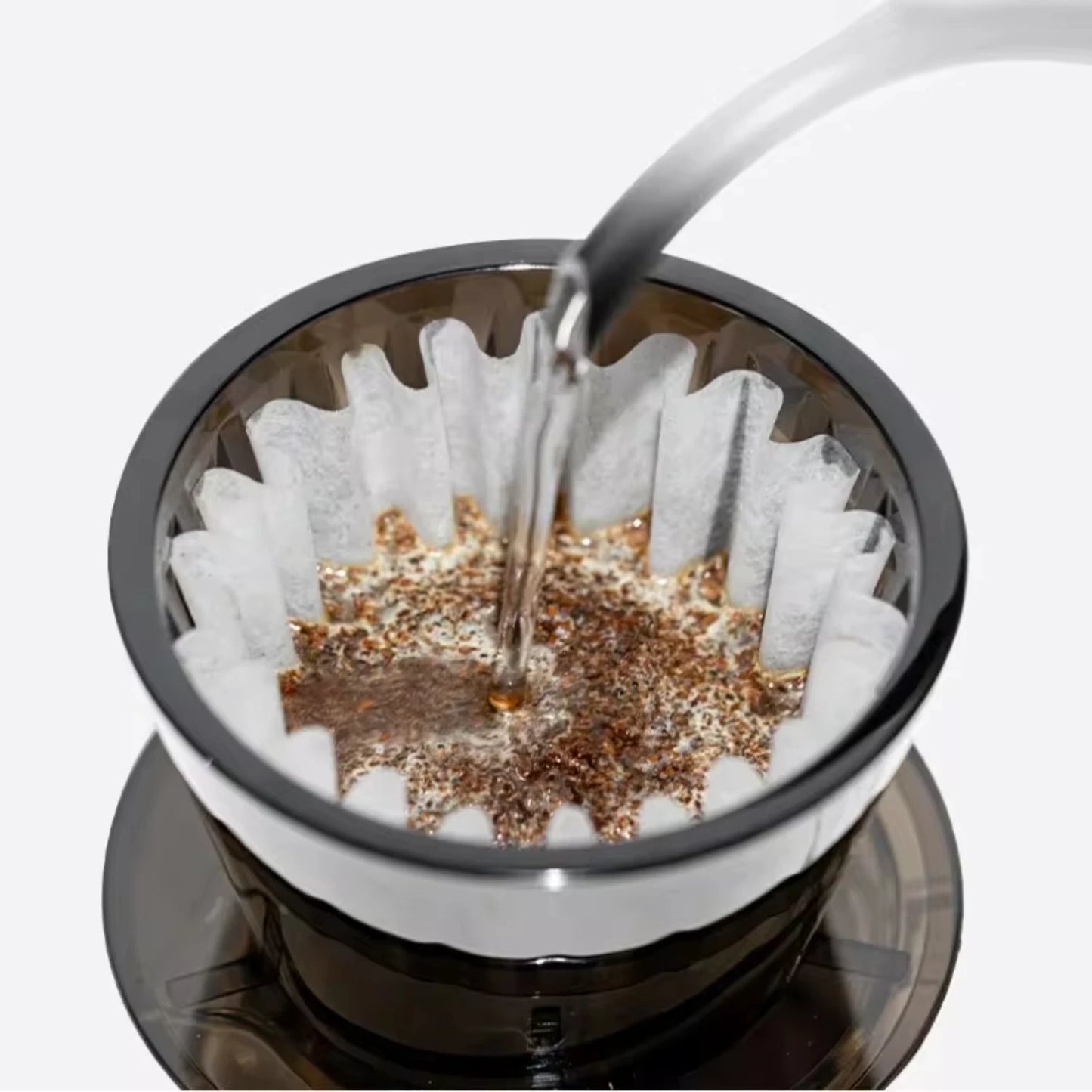 1pc Wave Coffee Dripper Crystal Eye Pour Over Coffee Filter Cups Coffee Maker Flat Bottom Increase Uniformity Coffee dripper