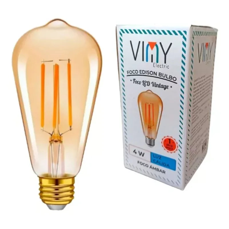 10 piece set of old-fashioned  light Edison bulb 4W warm light, providing illumination for household spotlights