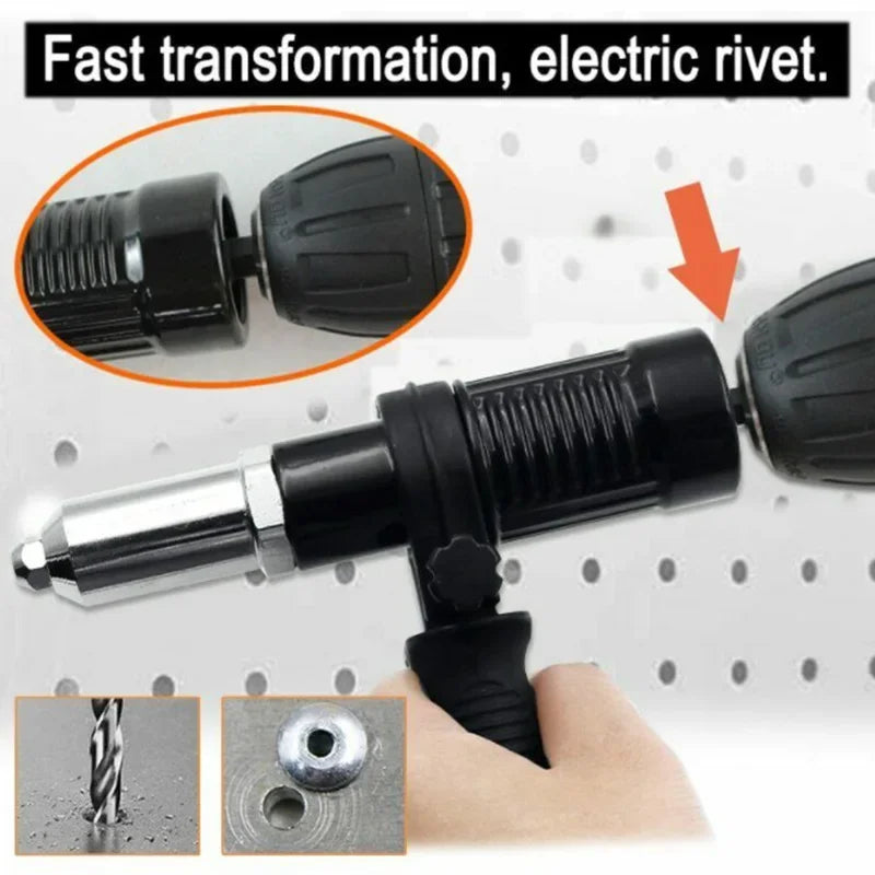 Professional Electric  Nut Gun Machine Core Pull Accessories Cordless Riveting Gun Drill Adapter Insert Nut Tools