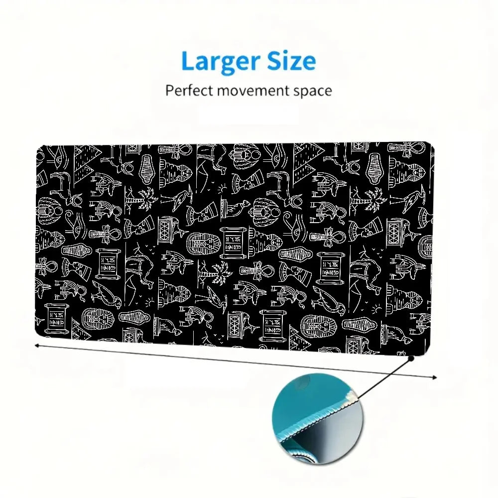 Gaming Mouse Pad Gamer Texture Pattern Offices Accessories Pc Setup Accessories Desk Mat Mousepad Anime Keyboard Extended Mats