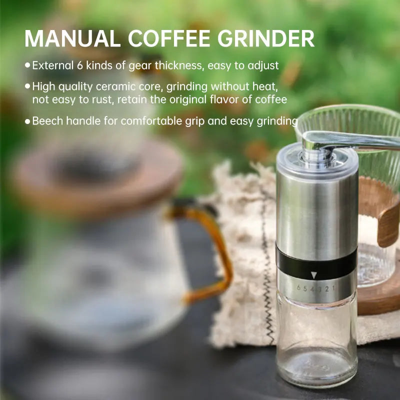 Portable Camping Manual Coffee Grinder Maker filter pot V600 Drip Pour Over Coffee Tea Sets With Travel Box Coffeeware Sets