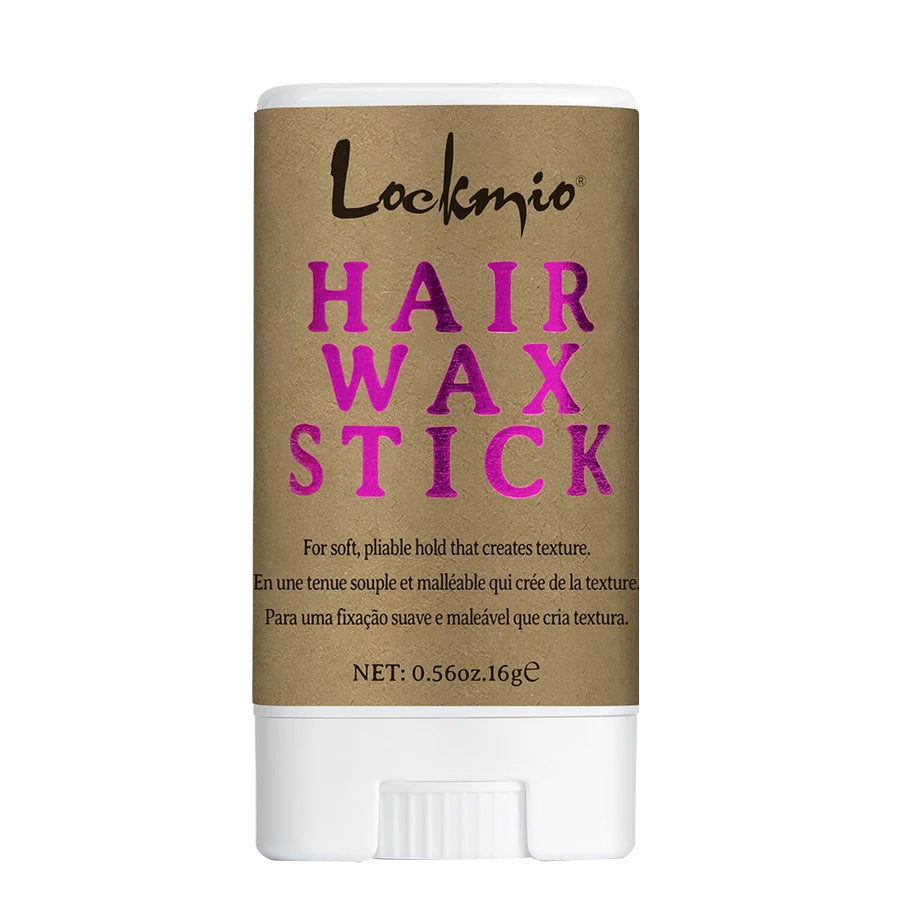 LOCKMIO Women Hair Wax Stick for Wigs Anti-frizz Flyaways Control Styling Wax Long-lasting Smoothing Broken Back Hair Pomade Kit