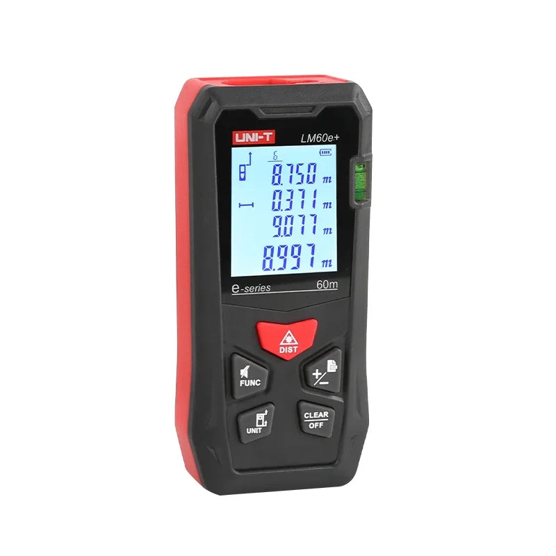 UNI-T LM40e+ LM60e+ Laser Rangefinder Digital Laser Distance Meter Measure Tape laser Electronic Ruler Range Finder Pool Tds Ph