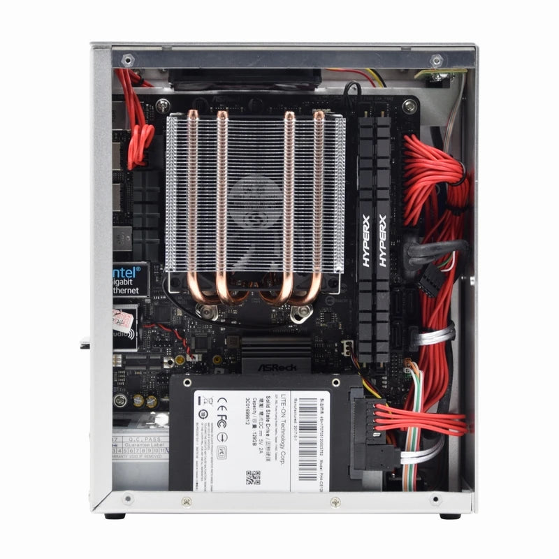 حقيبة ألعاب كمبيوتر METALFISH S3 ITX A4 مصنوعة من الألومنيوم بالكامل وحقيبة صغيرة محمولة تدعم RTX3060/13600 مع مقبض