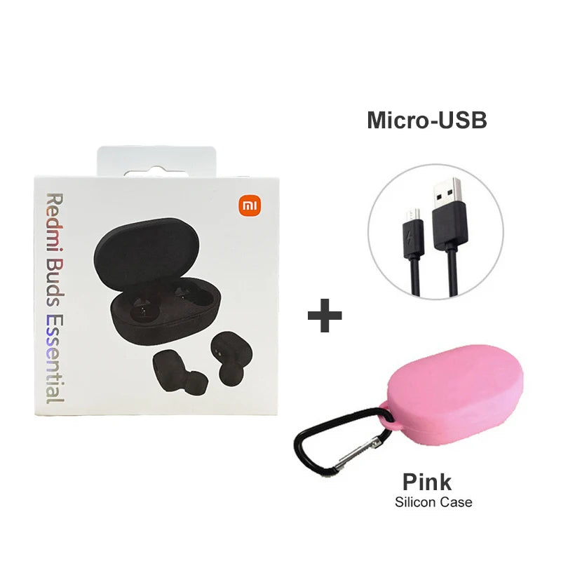 Xiaomi Redmi Buds Essential Global Version  Bluetooth Earphones with Mic Classic Ture Wireless Headphones Touch Control Earbuds