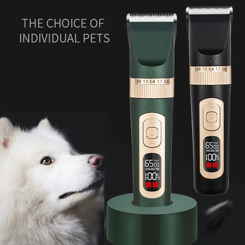 4 Speed Dog Clipper Rechargeable Pet Grooming and Care Power Display Dogs Hair Cutting Machine Professional Dog Hair Trimmer Pet