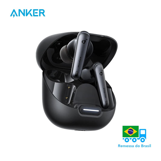 سماعات أذن لاسلكية Soundcore من Anker Liberty 4 NC تعمل بتقنية إلغاء الضوضاء وسماعات رأس بلوتوث TWS