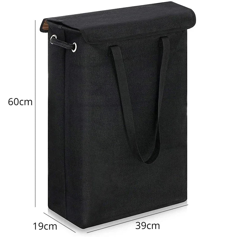 45L Foldable Dirty Laundry Basket with Cover Dust-proof Clothes Trousers Socks  Organization Drawer Wardrobe  Box New