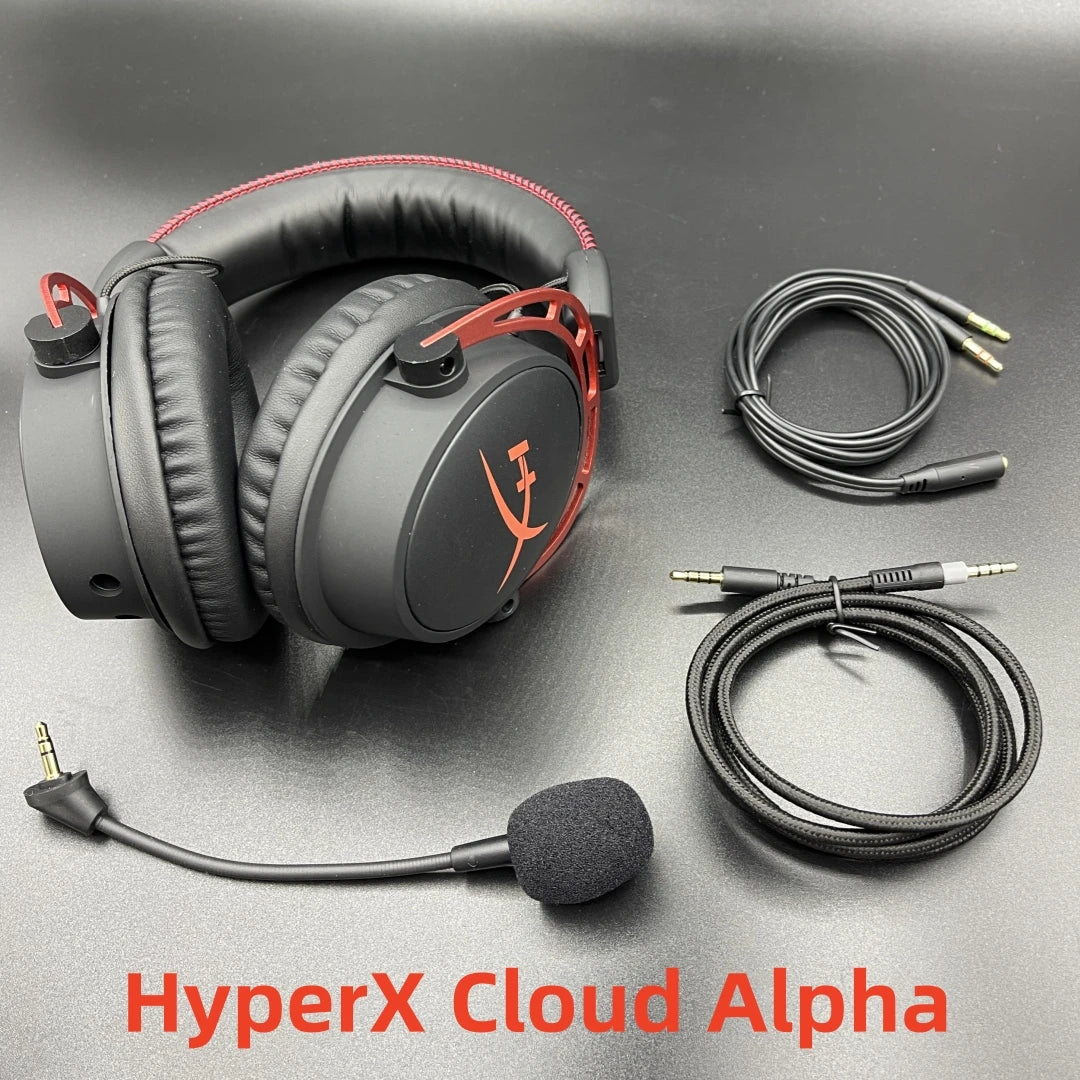 Used Original  HyperX Cloud Alpha Limited Edition E-sports Gaming Headset With a microphone Headphones For PC PS4 Xbox Mobile