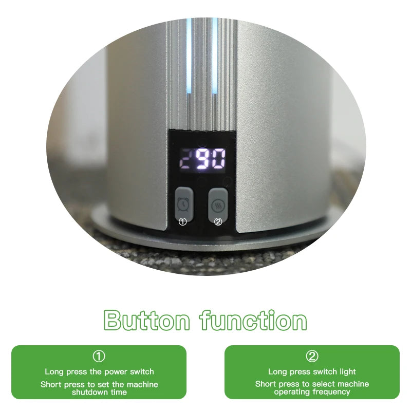 New Pole Type Battery Charging Home Fragrance Aroma Diffuser Machine Bluetooth WiFi APP 300m³ Perfume Air Purifier Aromatic Oil