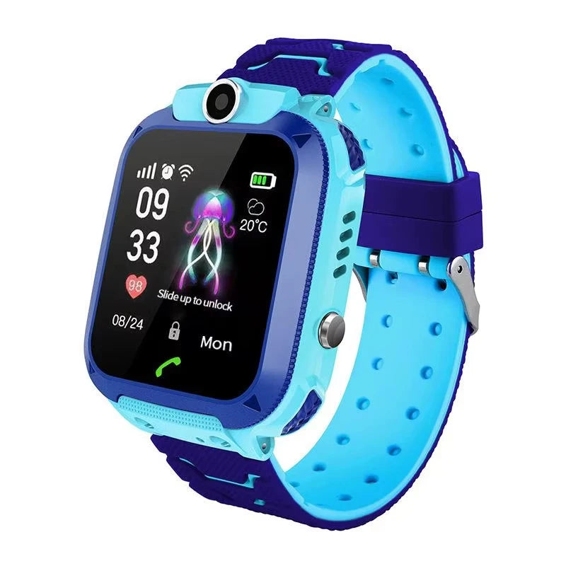 Kids Smart Watch SOS Phone Watch With 4G Sim Card Ip67 Waterproof Remote Photo For Children For Android IOS Children Gift 2025