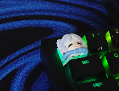 Frieren: Beyond Journey's End Keayboard Keycap Cartoon Frieren Keycap Resin Personalized Anime Mechanical Keyboard Custom Keys