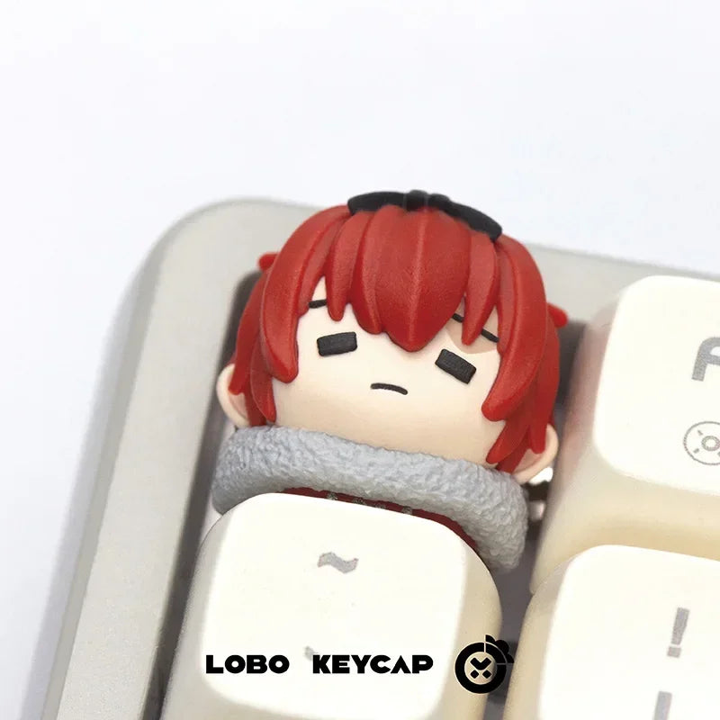 Frieren: Beyond Journey's End Keayboard Keycap Cartoon Frieren Keycap Resin Personalized Anime Mechanical Keyboard Custom Keys