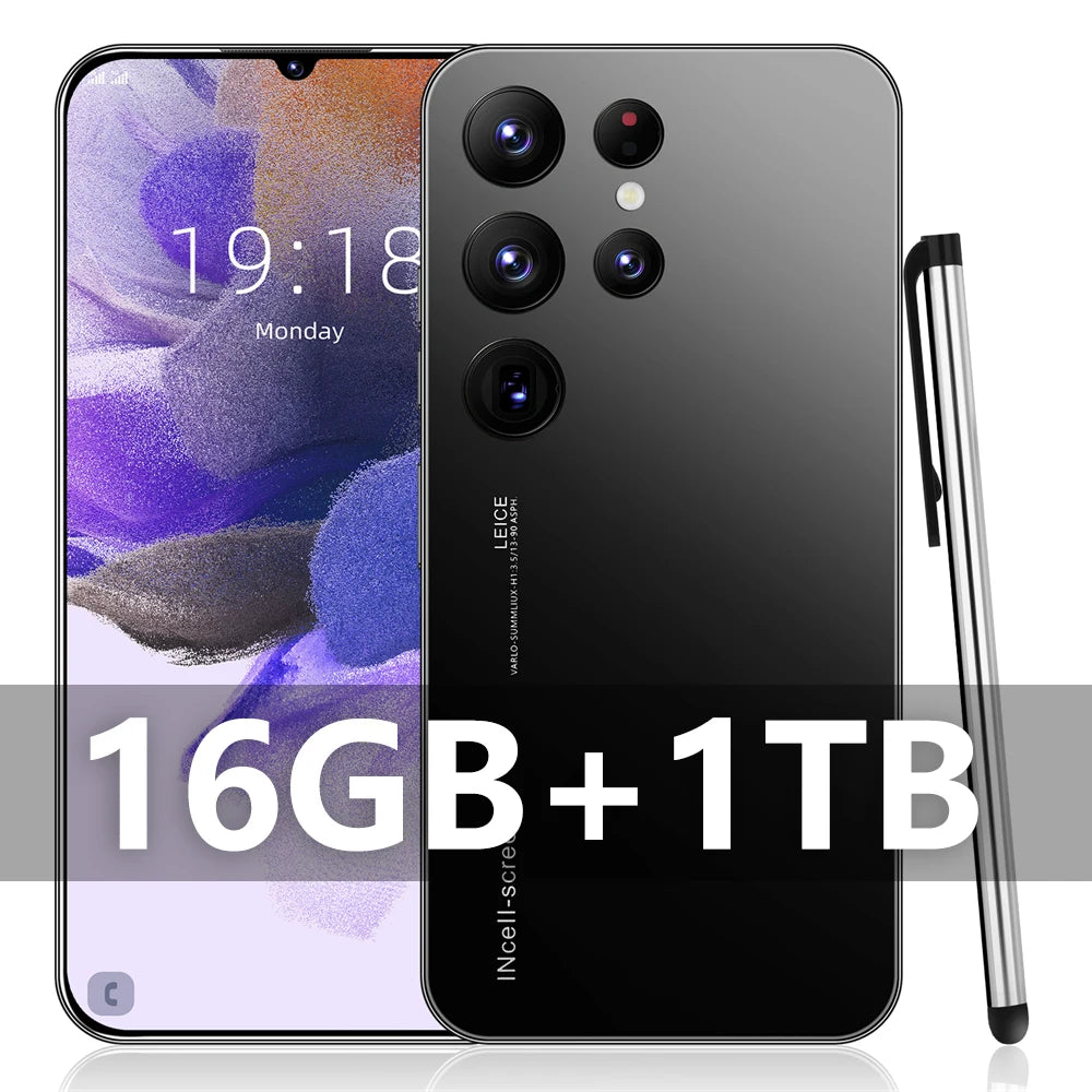 Hot New S24 Ultra Smart phone 7.3 inch Full Screen 4G/5G Cell Phone 22TB+2TB 7800mAh Mobile Phones Global Version Celulares