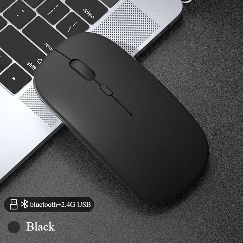 Wireless Mouse For Laptop PC Bluetooth Rechargeable Mouses Computer Silent Mice USB mouse Ergonomic Gaming Mouse For Xiaomi Pad