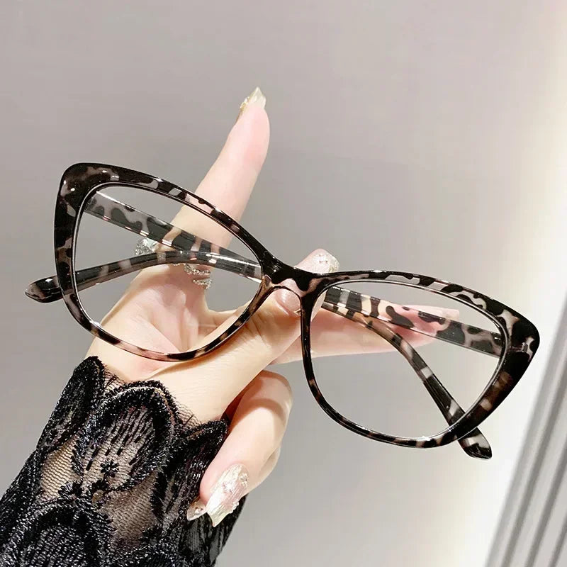 Cat eye presbyopia Glasses for Women Men Ultra-light far Sight Eyewear Fashion Prescription reading Eyeglasses Diopter 0 To +4.0