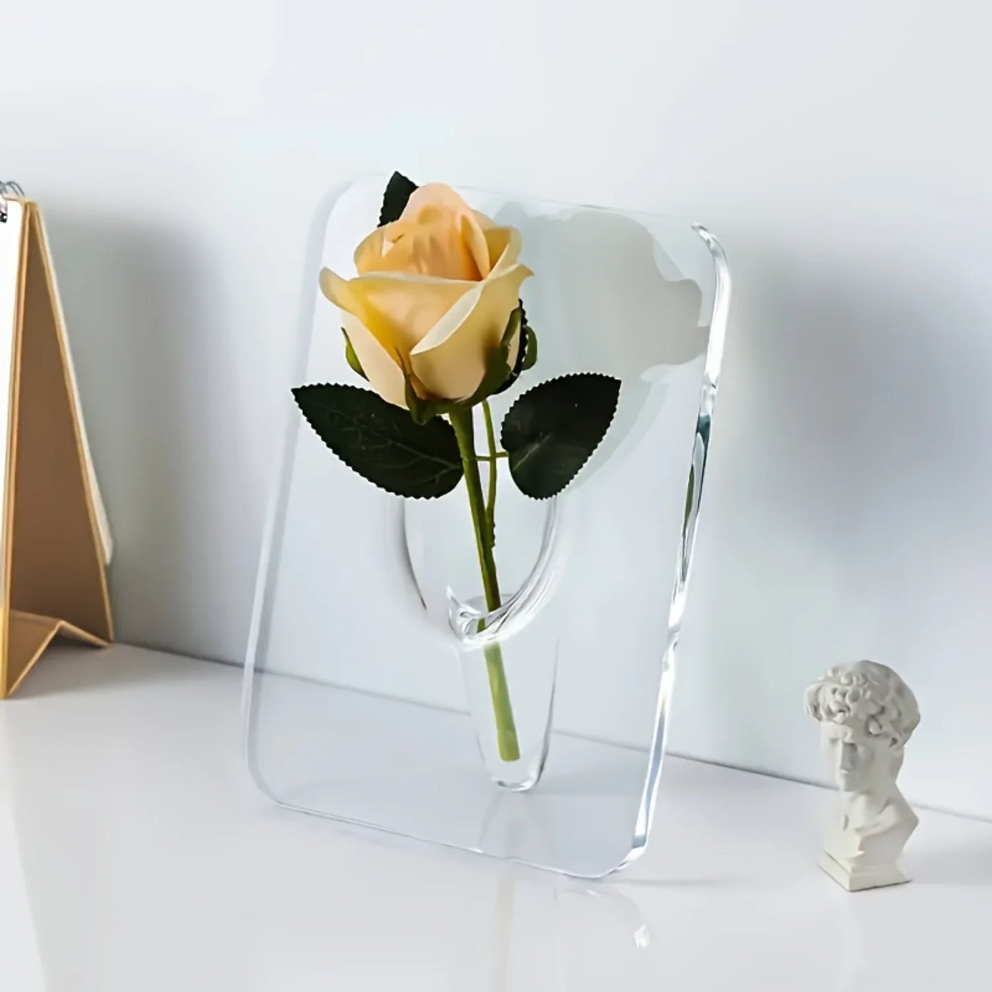 Creative Art Acrylic Photo Frame Vase - Hydroponic Flowers Office Decor Vase mold Ikebana vase Hydroponic vase Blown glass Vase