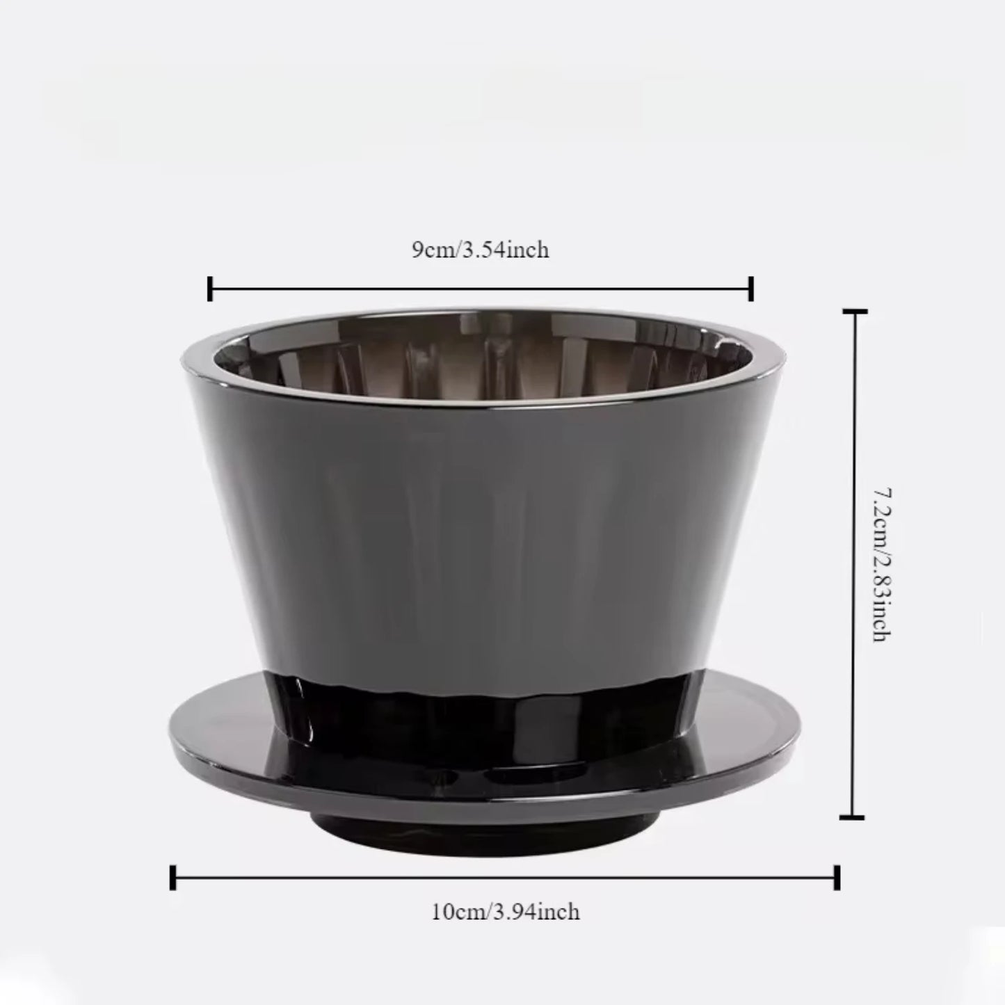 1pc Wave Coffee Dripper Crystal Eye Pour Over Coffee Filter Cups Coffee Maker Flat Bottom Increase Uniformity Coffee dripper