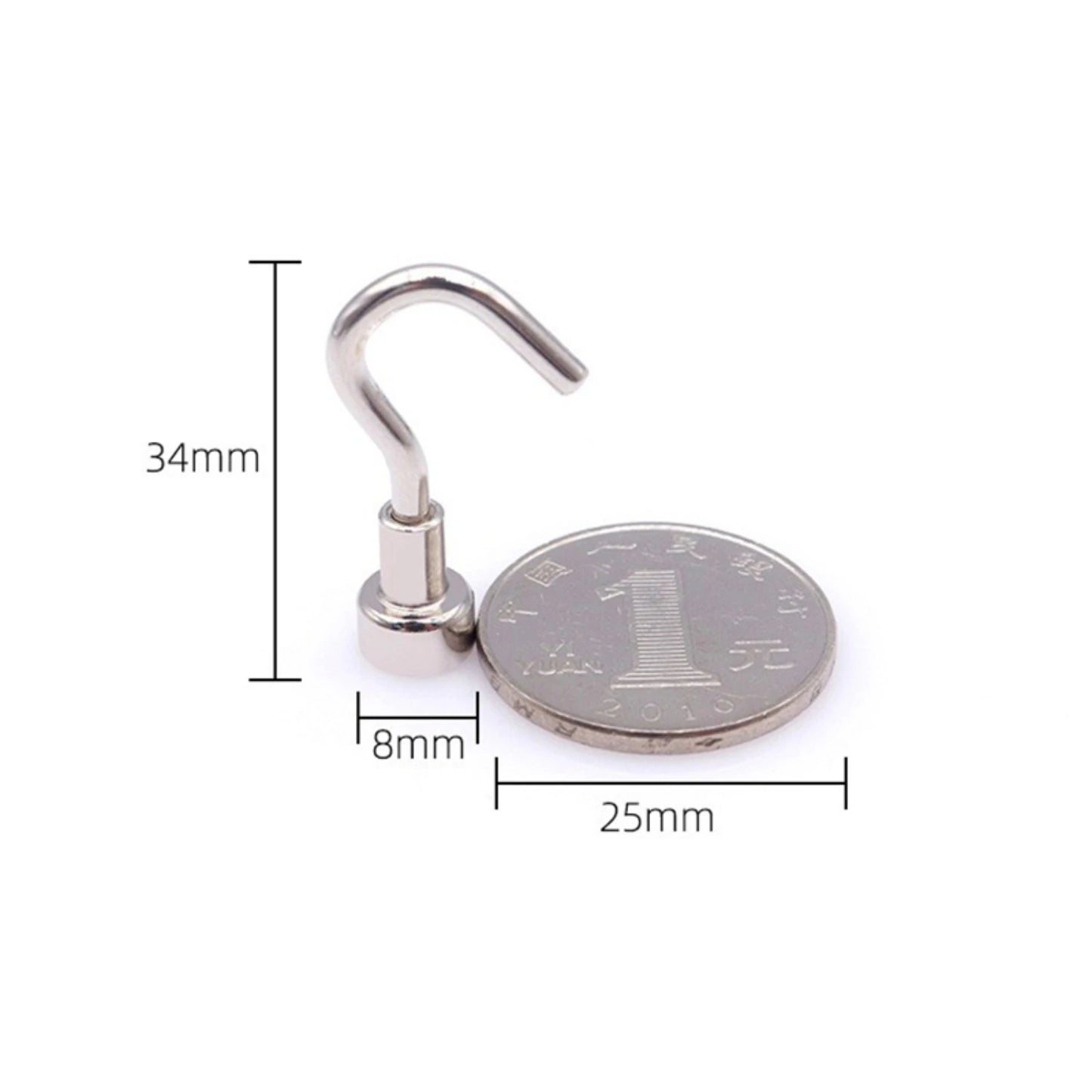 10Pcs Practical Strong Load Bearing Hook for Thick Wall  in Kitchen - Punchfree Keyholder Wall hangers Keyholder wall Key board