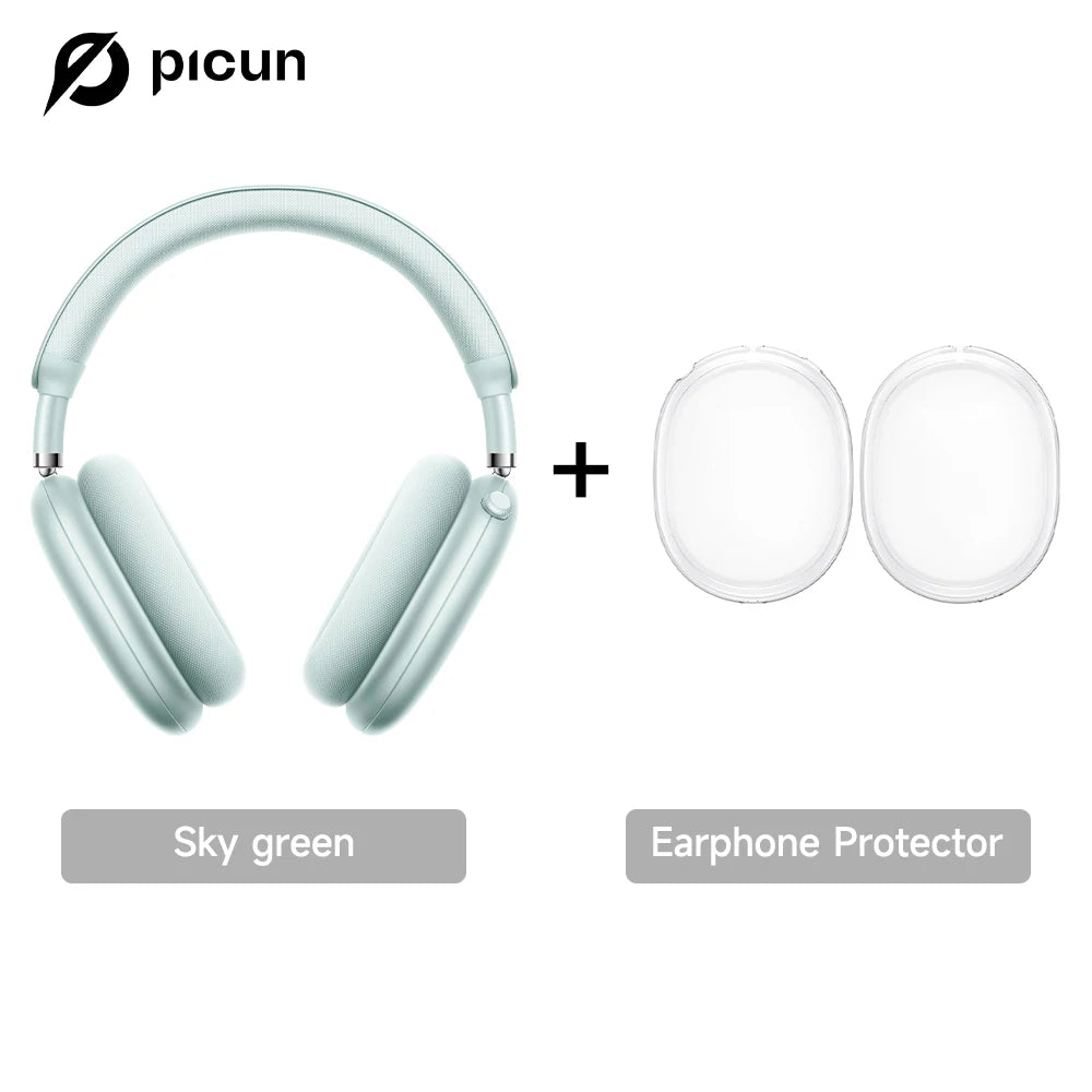 Picun F8 Pro ANC Wireless Headphones Head Tracking 3D Spatial Audio -52dB ANC HIFI Bluetooth Headset ENC HD Mic Low-Latency APP