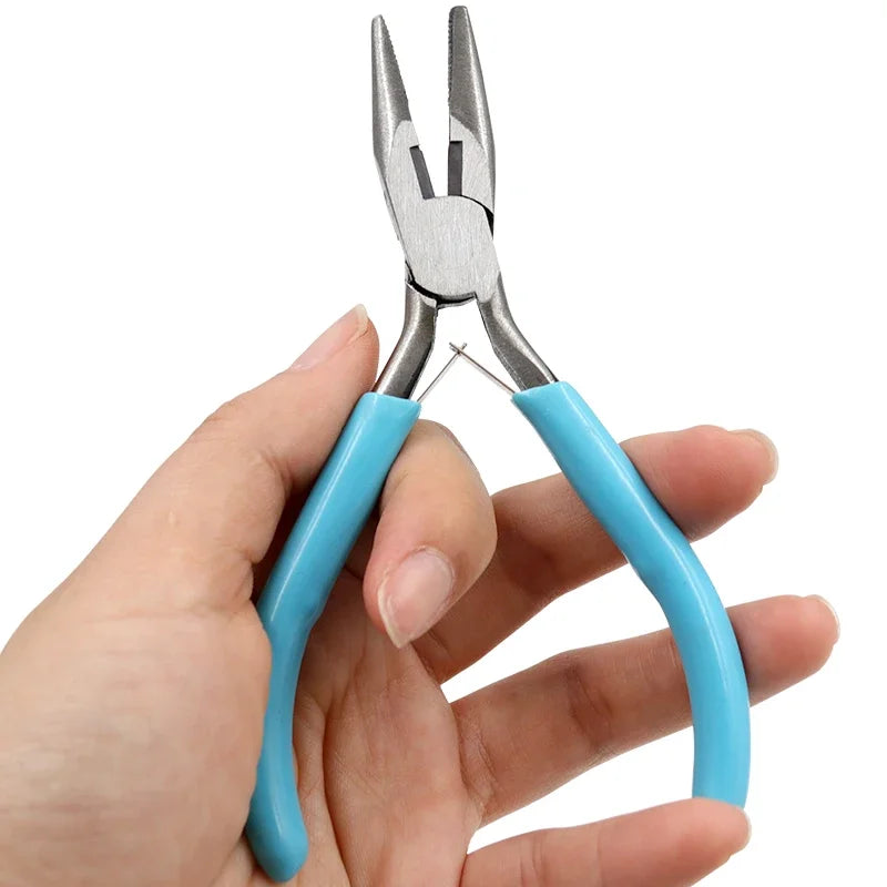 1PC Jewelry Pliers Tools Equipment End Cutting Wire Pliers Hand Tools  DIY Wire crimper Gunsmith tools Belt hole puncher Forceps