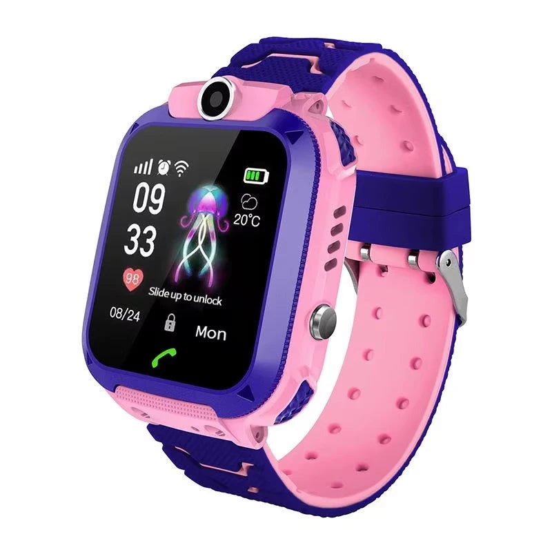 Kids Smart Watch SOS Phone Watch With 4G Sim Card Ip67 Waterproof Remote Photo For Children For Android IOS Children Gift 2025