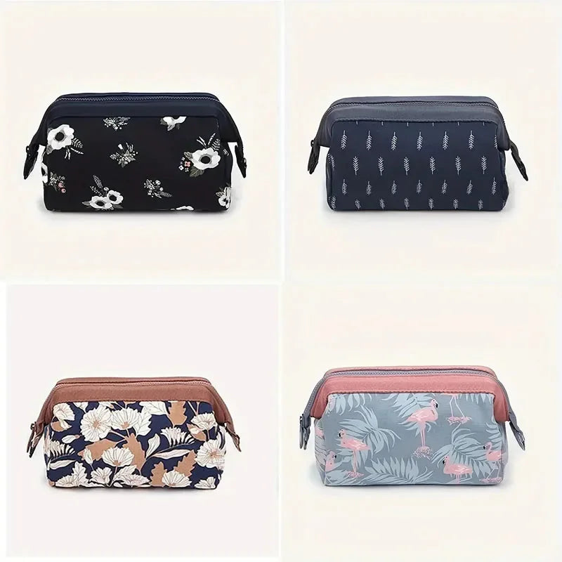 New Fashion Cosmetic Bag Women Waterproof Flamingo Makeup Bags Travel Organizer Toiletry Kits Portable Makeup Bags Beautician