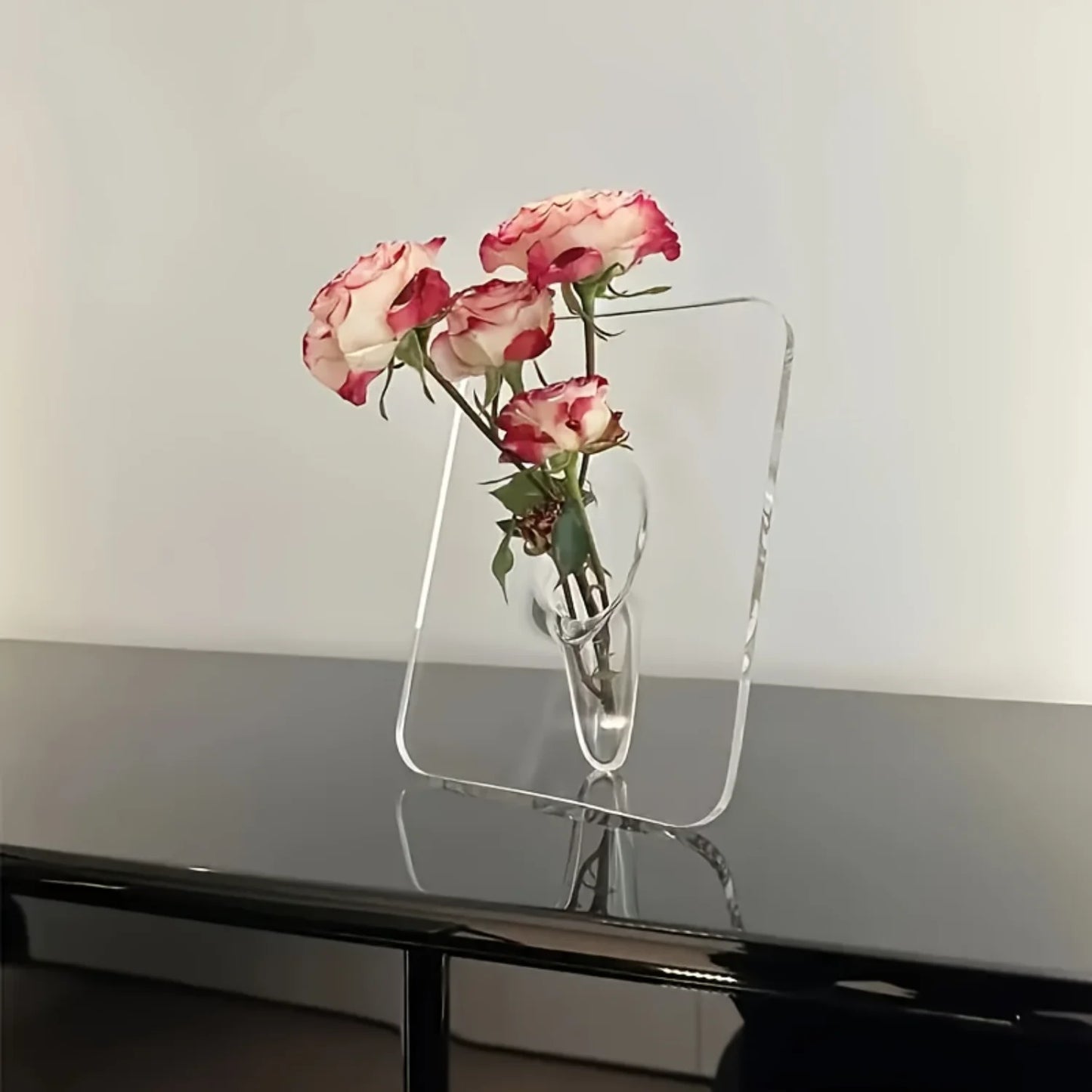 Creative Art Acrylic Photo Frame Vase - Hydroponic Flowers Office Decor Vase mold Ikebana vase Hydroponic vase Blown glass Vase