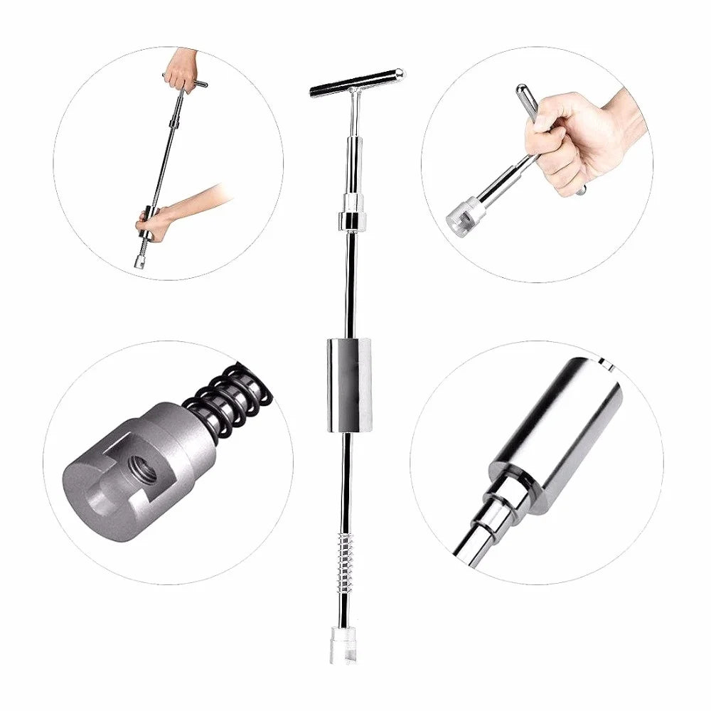 Metal Slide Hammer Car Dent Puller Removal Garage Tools Auto Body Repair Set Diy Hand Tools Suction Cup Take Out Buns