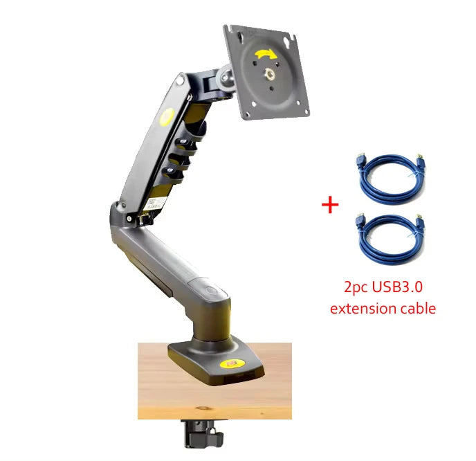 NEW NB F80 Desktop17-27" LCD LED Monitor Holder Arm Gas Spring Full Motion Gas Strut Flexi TV Mount Loading 2-9kgs