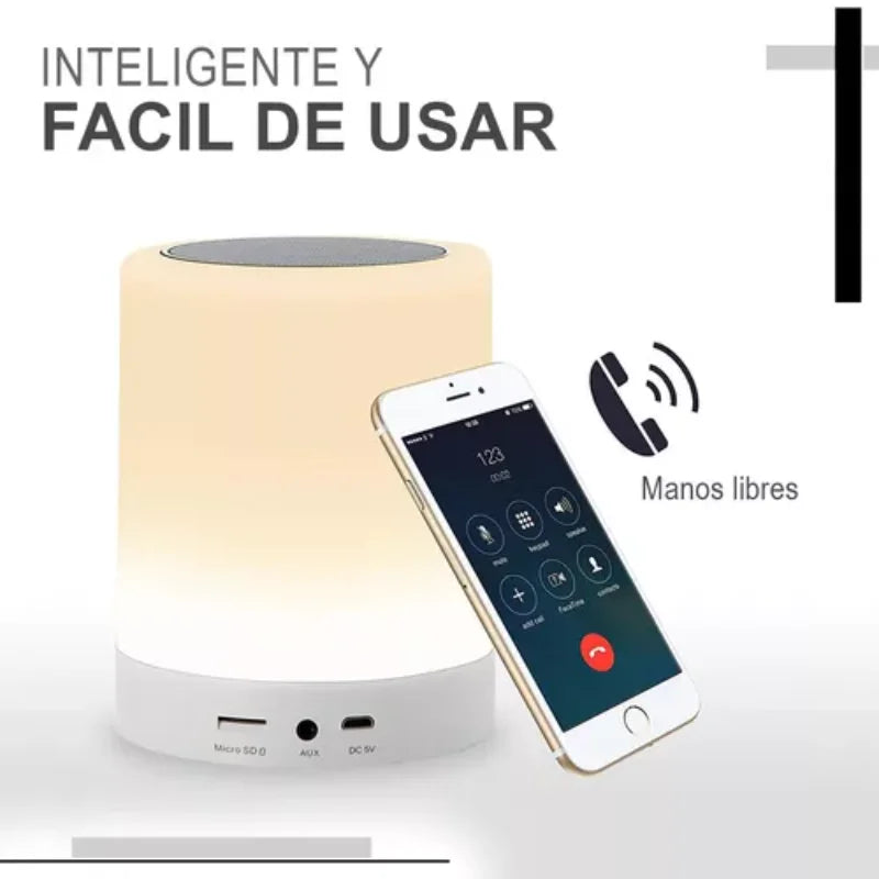 charging night light   touch light and Bluetooth wireless speaker velvet light and desk lamp