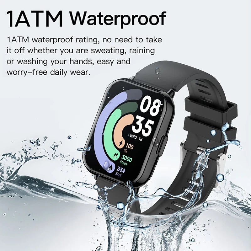 Global Edition For Xiaomi Watch 5 Lite Men Women HD Display Heart Rate HD Bluetooth Call 100+ Sports Mode Waterproof Smart Watch