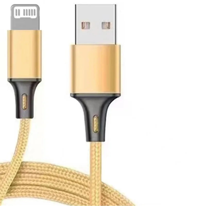 كابل شاحن USB لمزامنة البيانات بطول 20 سم و1 متر و2 متر و3 متر لهاتف Apple iphone 13 12 11 Pro XR XS MAX 5 5S 6 7 8 Plus iPad Mini Air 2