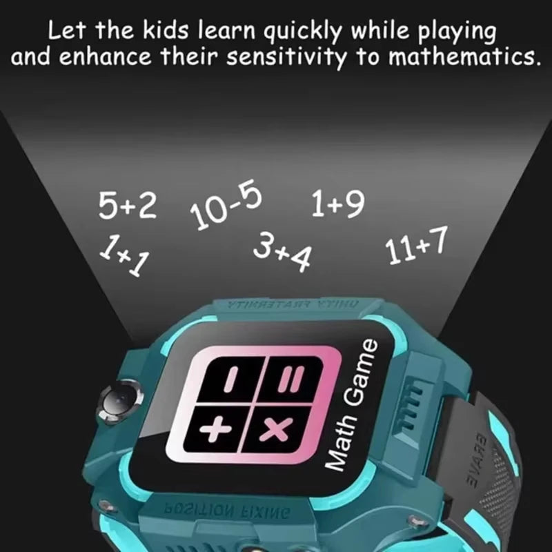 Kids Smart Watch SOS Phone Watch With 4G Sim Card Ip67 Waterproof Remote Photo For Children For Android IOS Children Gift 2025