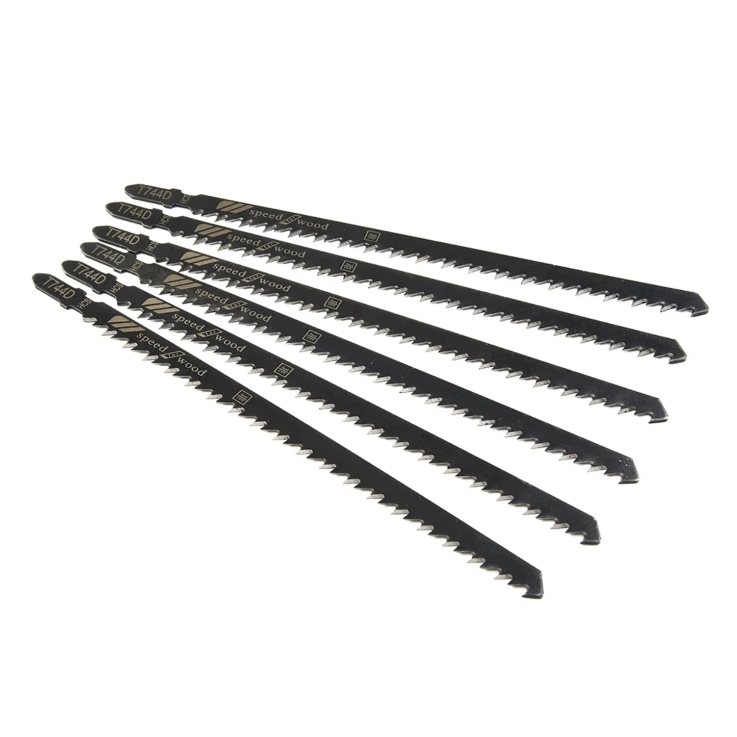 6pcs T744D Long 180mm Jigsaw Blades Very Fast Cuts High Carbon Steel Blade  Wood Products Woodworking Blades Hand Tool Saw