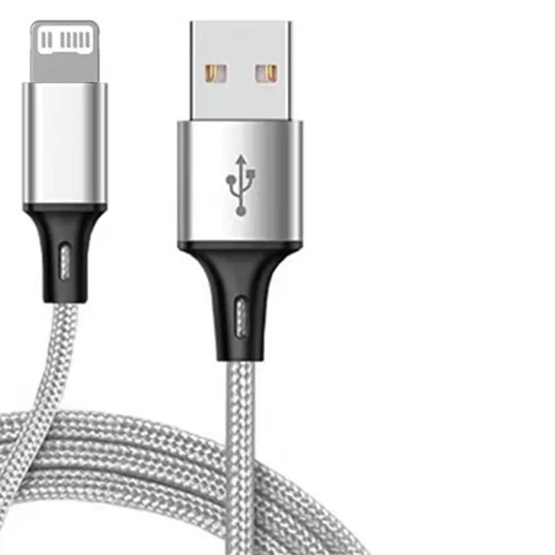 كابل شاحن USB لمزامنة البيانات بطول 20 سم و1 متر و2 متر و3 متر لهاتف Apple iphone 13 12 11 Pro XR XS MAX 5 5S 6 7 8 Plus iPad Mini Air 2