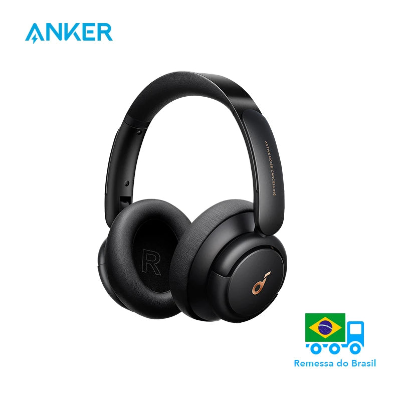 سماعات Soundcore من Anker Life Q30 Hybrid Active Noise Cancelling سماعات رأس لاسلكية تعمل بالبلوتوث فوق الأذن