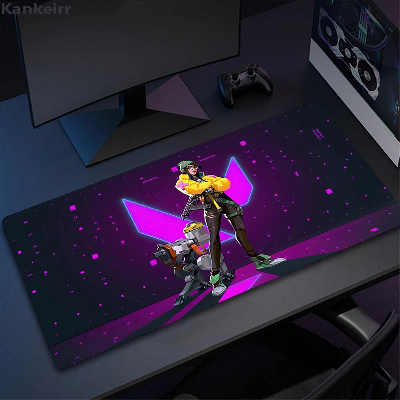 PC Gamer Cabinet Pads Laptop Gamer Table Mousepad Anime Mat Gaming Mouse Pads Valorant Mausepad Setup Gamers Accessories Small