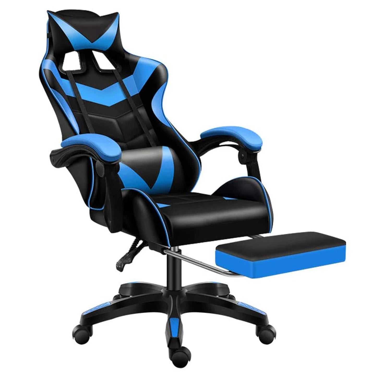 Game Office Chair Adjustable High Back Leather Computer Chair