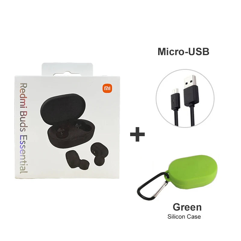 Xiaomi Redmi Buds Essential Global Version  Bluetooth Earphones with Mic Classic Ture Wireless Headphones Touch Control Earbuds