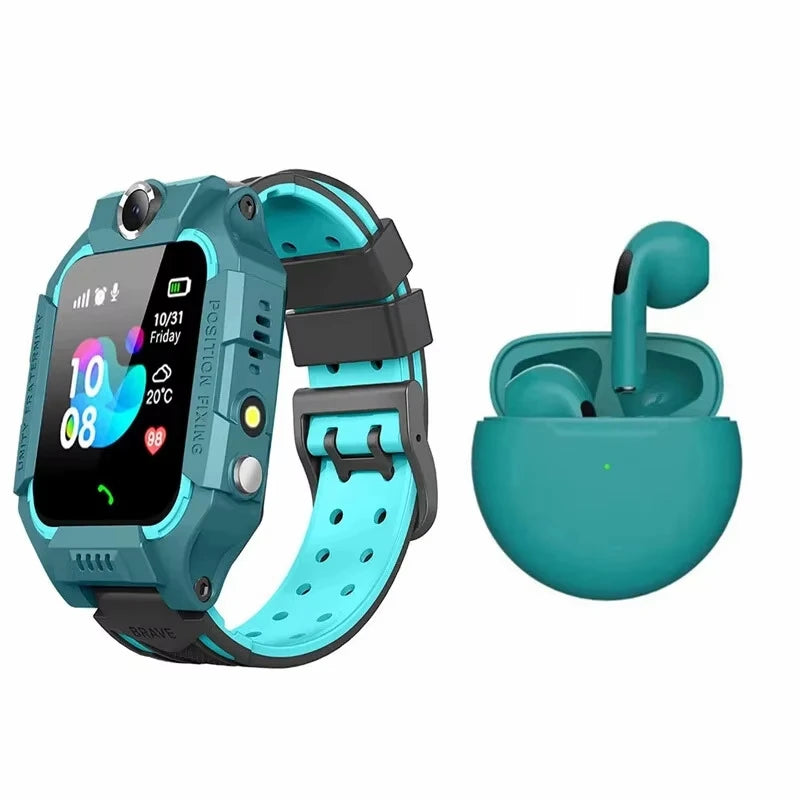 Kids Smart Watch SOS Phone Watch With 4G Sim Card Ip67 Waterproof Remote Photo For Children For Android IOS Children Gift 2025