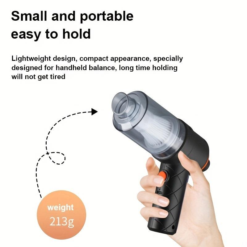 Portable Handheld 3-in-1 MINI Car Vacuum Cleaner